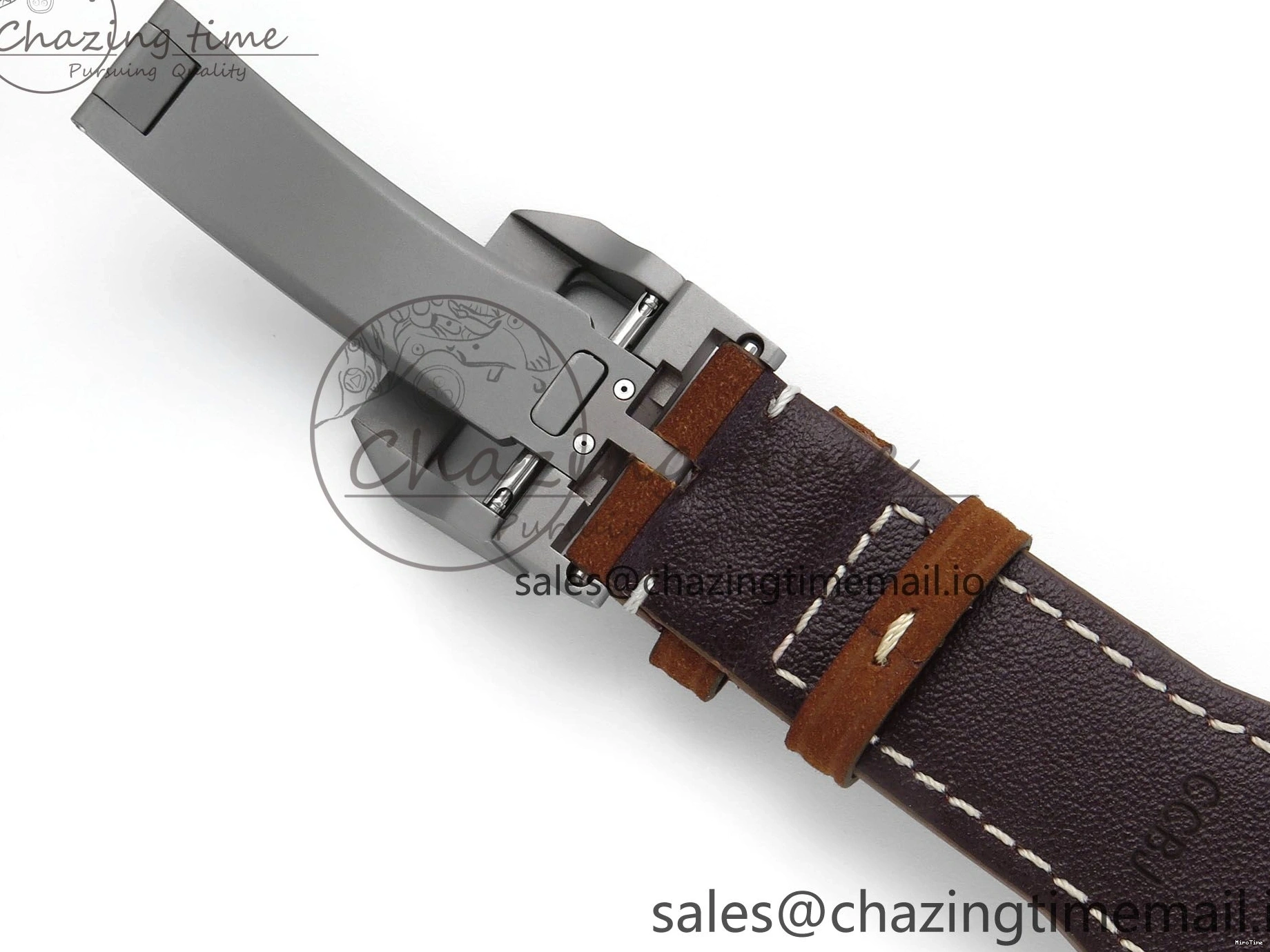 MIROTIME 0130 Big Pilot IW329701 M+F 1:1 Best Edition Black Dial on Brown Leather Strap MY RelaxedFit 7005